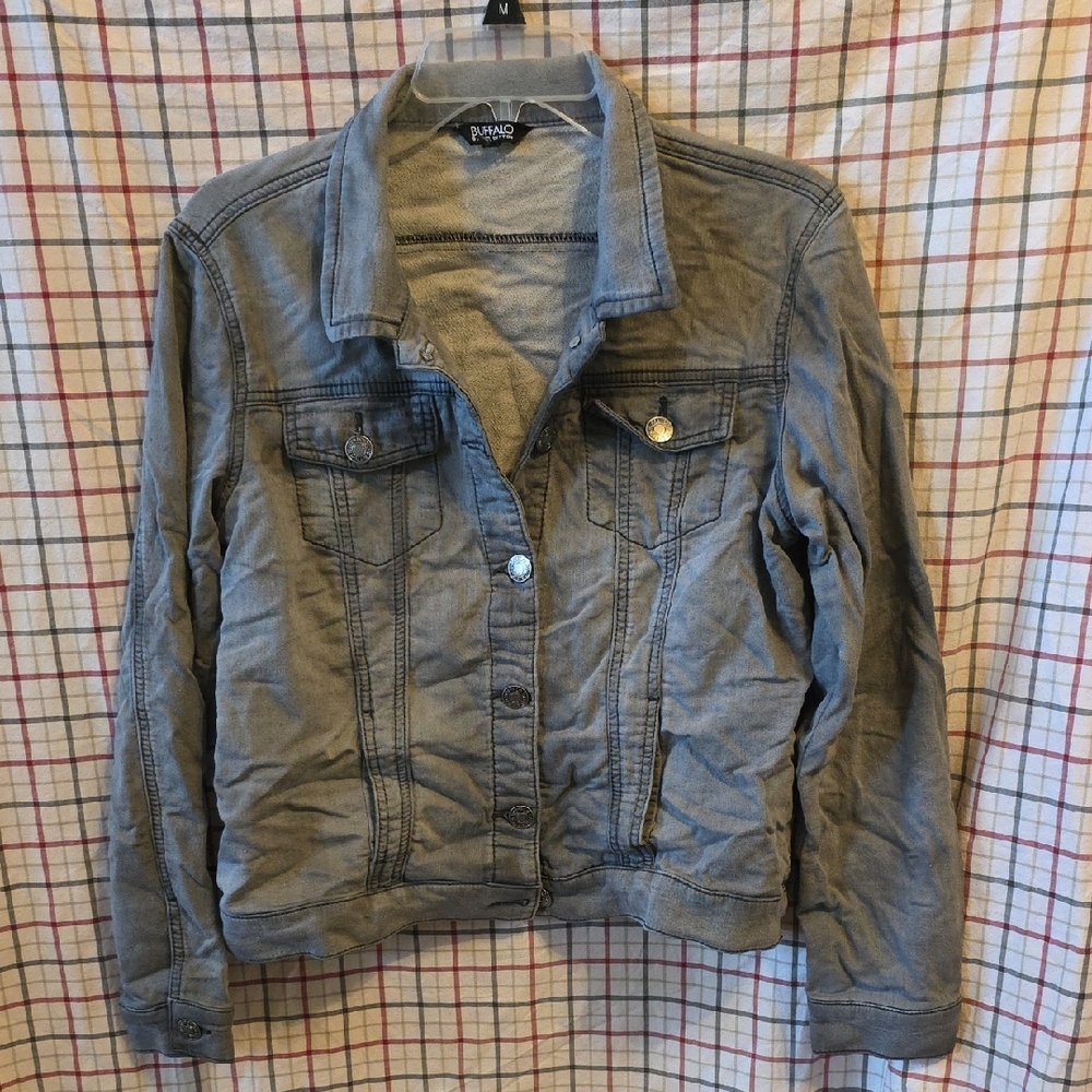 Buffalo David Bitton Gray Jean Jacket